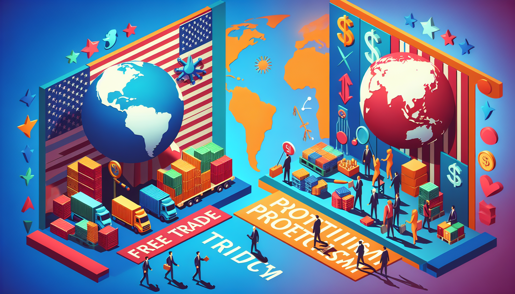 the economics of free trade vs. protectionism